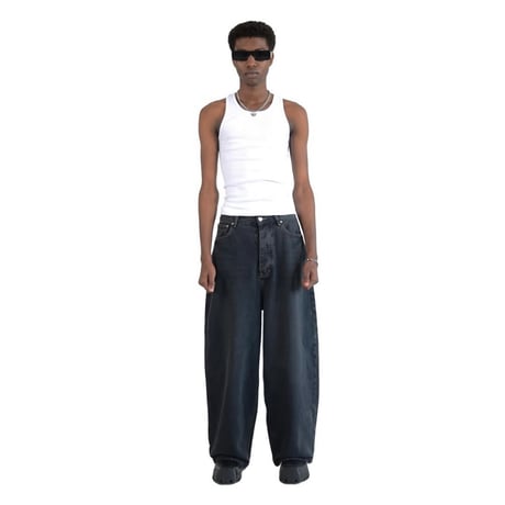 ETERNAL LOVE / MIDNIGHT WASH BAGGY DENIM