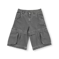 【ラスト1点】side service / LAYERED POCKET SHORTS / CHARCOAL
