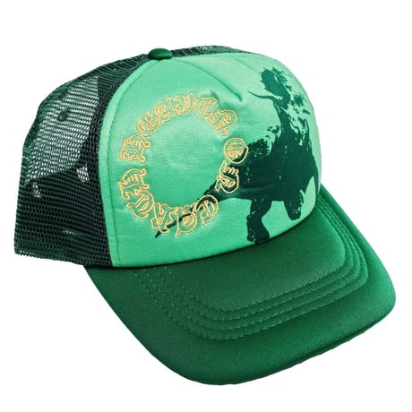 EREHWON STUDIO / HEAVEN ON EARTH TRICERATOPS HAT / GREEN