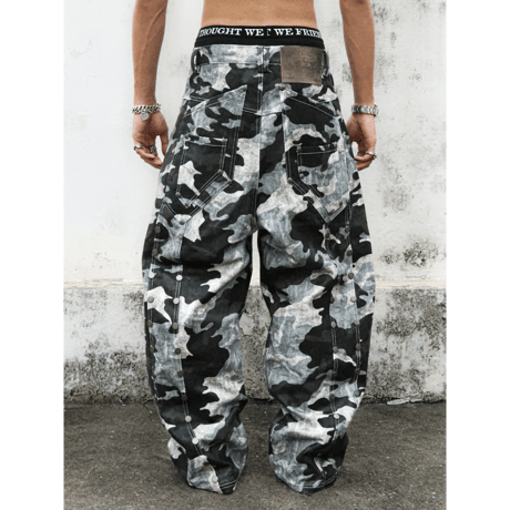 Thought We Friends / Devlin Evren Distressed Denim with Embroidery & studs / MULTI