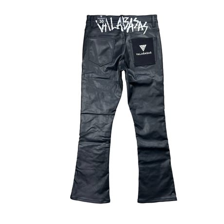 【ラスト1点】 VALABASAS / PUNCTURED BLACK STACKED / BLACK