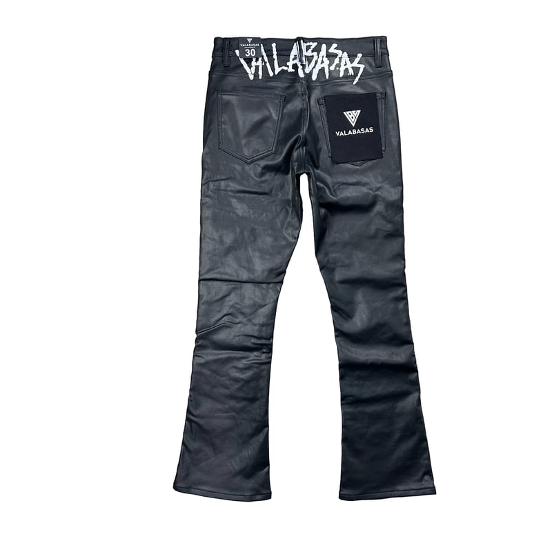 ラスト1点】 VALABASAS / PUNCTURED BLACK STACKED / B