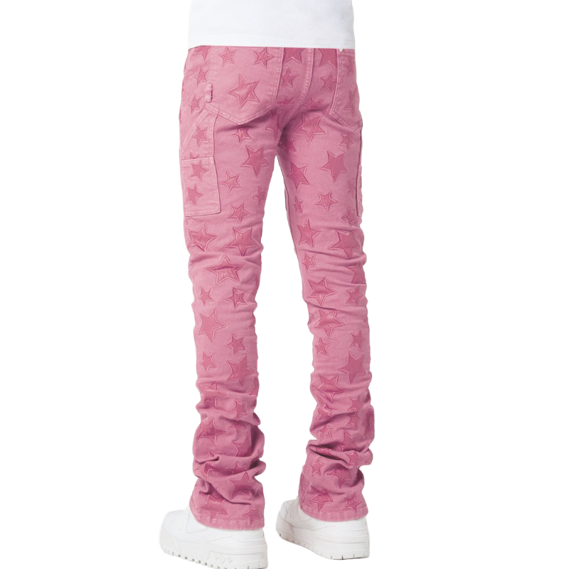 GUAPI PREMIUM ピンクデニムパンツ　32 GUAPI / FRENCH ROSE STARS DENIM | PLUG
