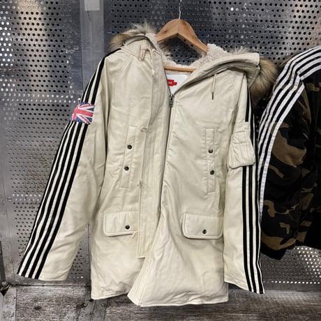 RECKLESS SCHOLARS / BRIT LEATHER PARKA×YORI SPORTS / WHITE