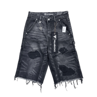 VALABASAS / REVOLT DENIM SHORTS / Dirty Gray