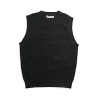 PARANOID / KNIT VEST / BLACK