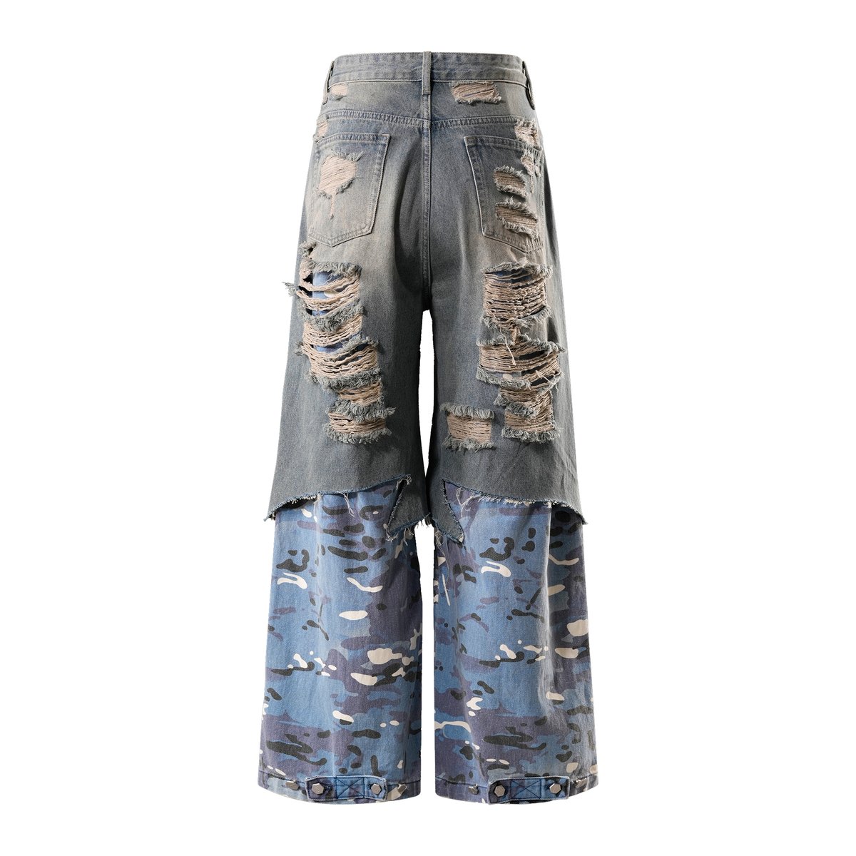 The Boy Has No Patience ハーフパンツ The Boy Has No Patience】DISCIPLE DISTRESSED DENIM WORK