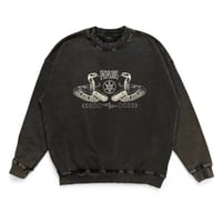 unconscious / Ashen Edge sweatshirt "Snakes" / Dark Gray