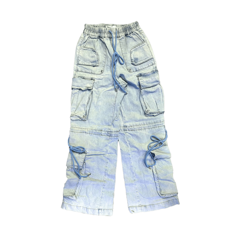 GUAPI / AQUA BLUE CARGO DENIM | PLUG 