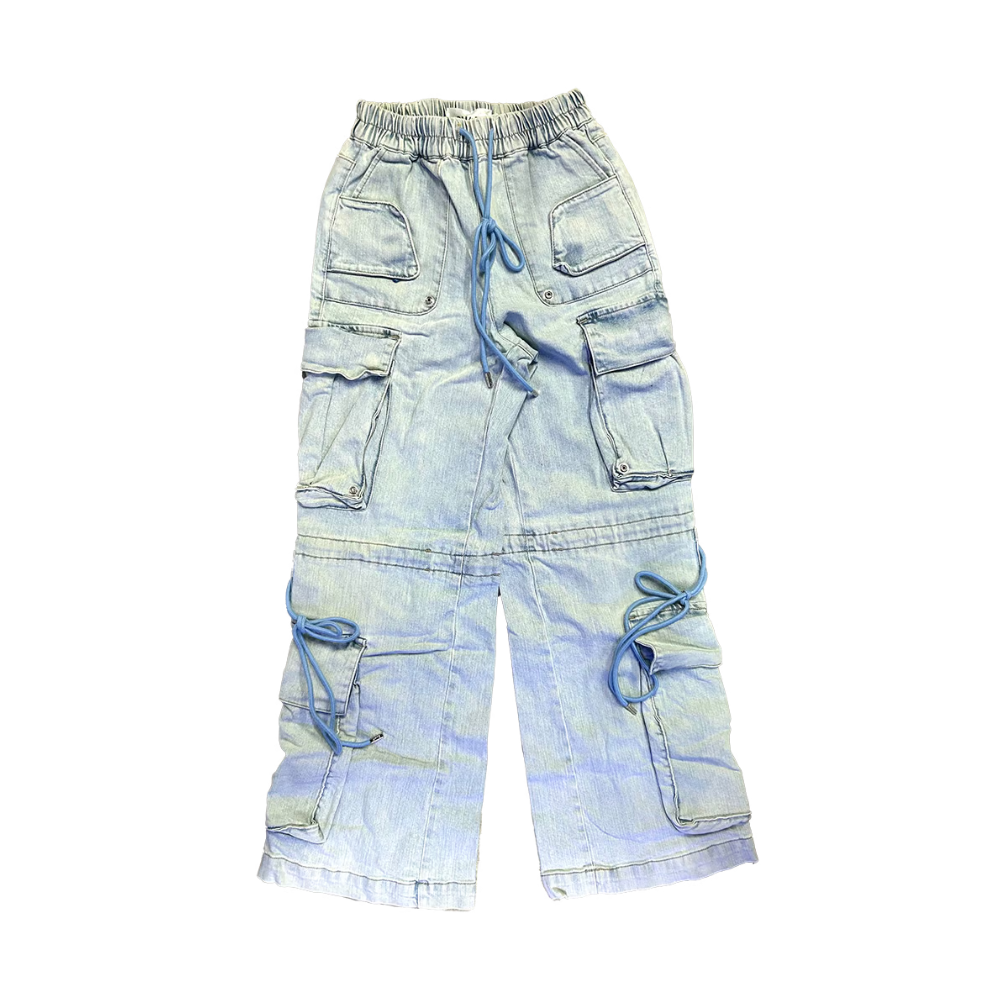 GUAPI / AQUA BLUE CARGO DENIM | PLUG