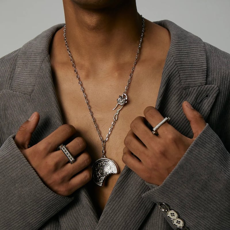 SILVER925 PIG NOSE NECKLACE/シルバー/ネックレス SILVER925 PIG NOSE NECKLACE/シルバー/ネックレス