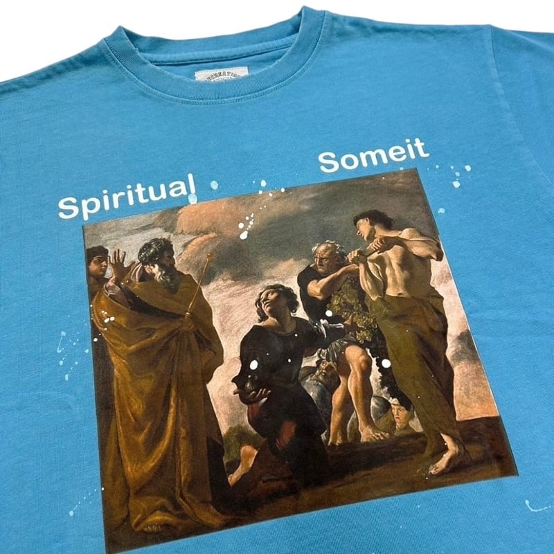 SOMEIT / S.S.S VINTAGE TEE / VINTAGE SKY BLUE | 
