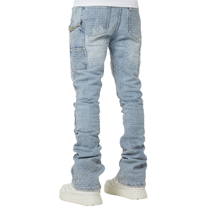 GUAPI / Aqua Blue Steel Plate Carpenter Denim |