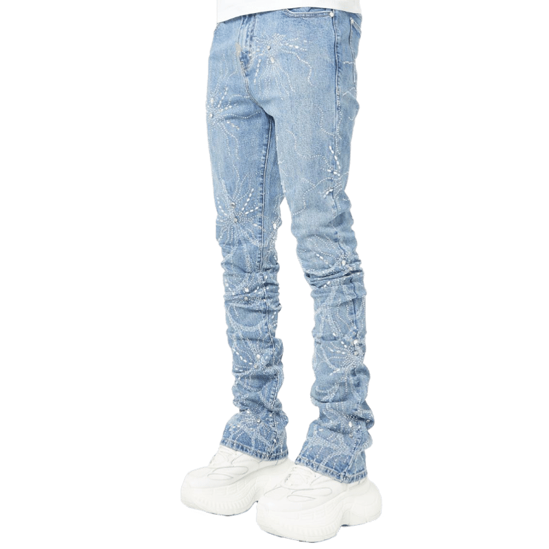 GUAPI / Steel Blue Spider Denim | PLUG