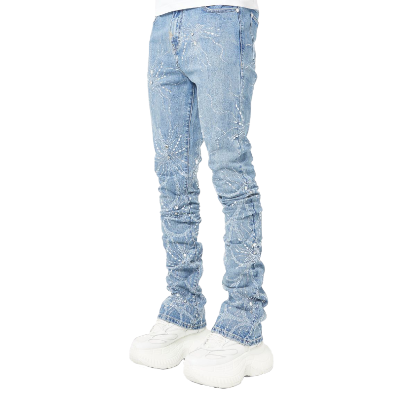 GUAPI / Steel Blue Spider Denim | PLUG