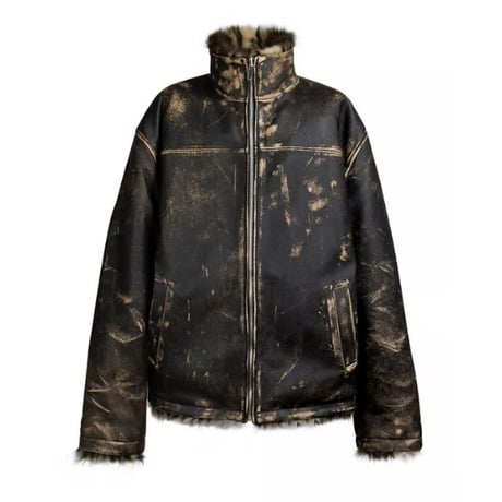 HOUSE NEVER DIES / LEATHER LEOPARD JACKET / LEOPARD