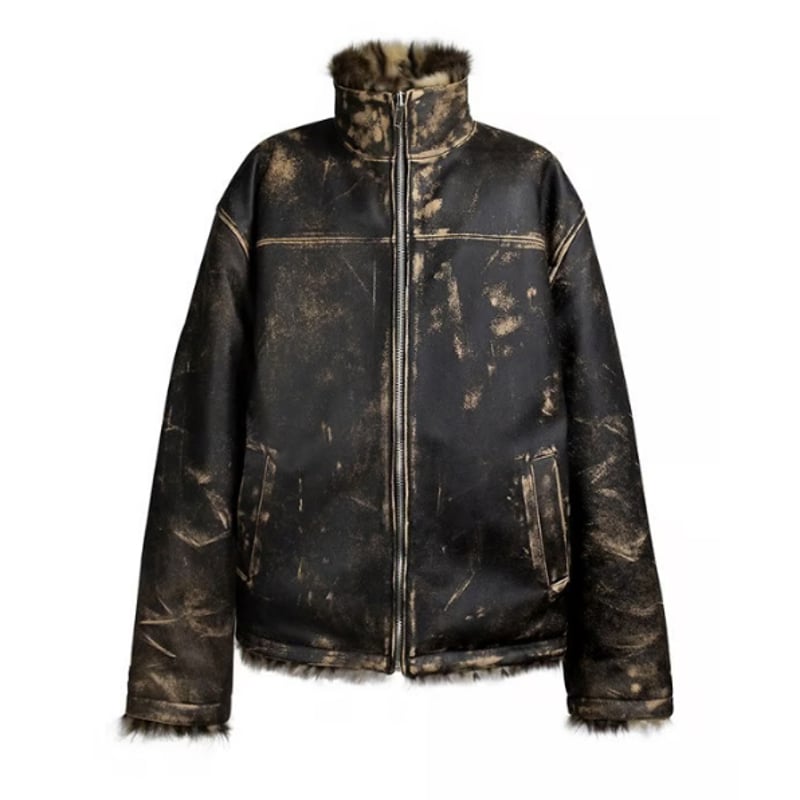 HOUSE NEVER DIES / LEATHER LEOPARD JACKET / LEO