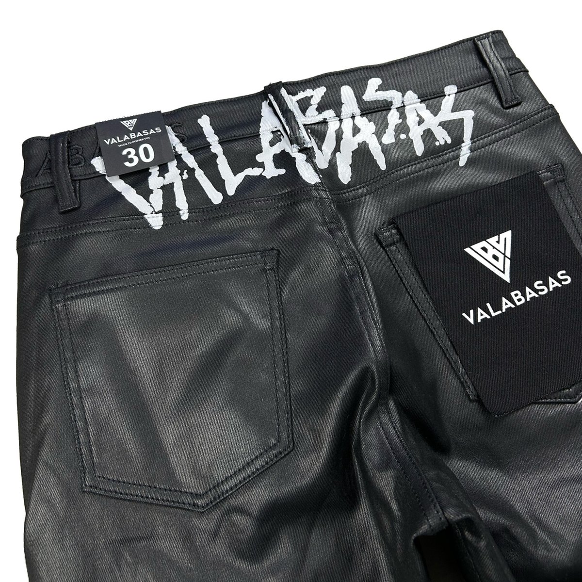 ラスト1点】VALABASAS / PUNCTURED BLACK STACKED / BL