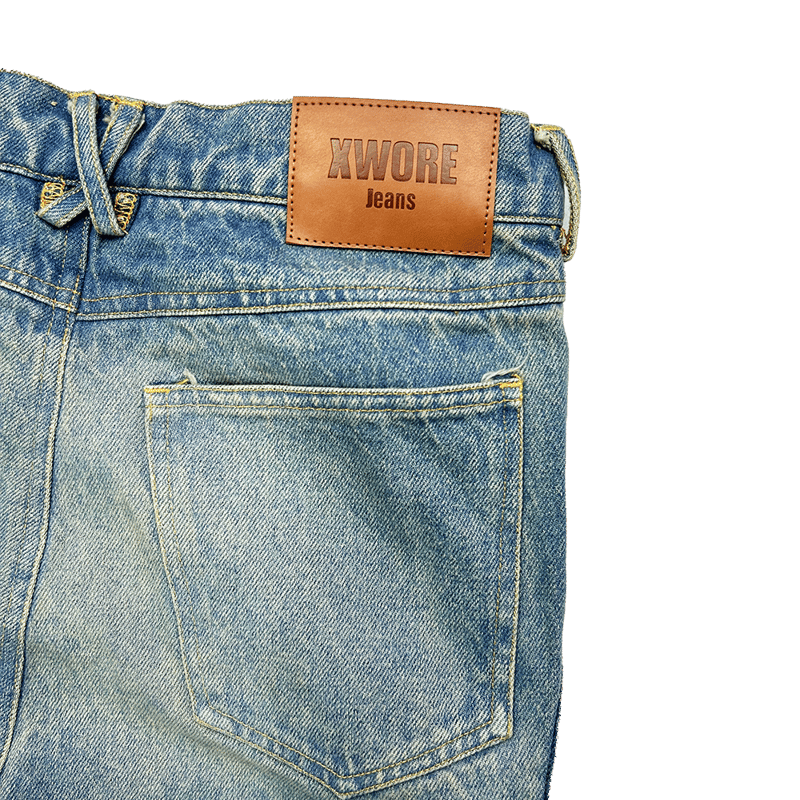 XWORE / WAVED DENIM PANTS / BLUE | PLUG XWORE / WAVED DENIM PANTS / BLUE | PLUG