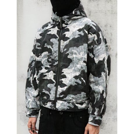 Thought We Friends / Evren Zip-Up Jacket With Hood / MULTI