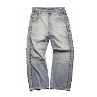 RACER WORLDWIDE×BARRAGAN / SPIKES DENIM / BLUE