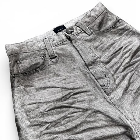 unconscious / NOIR BURN BAGGY DENIM PANTS