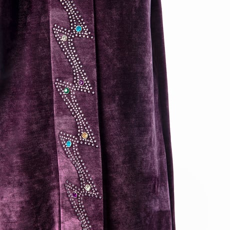 EMOTIONAL WORLD / Rhinestone Shorts / Purple