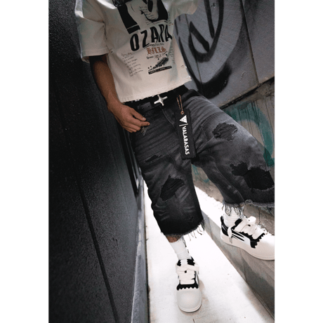 VALABASAS / REVOLT DENIM SHORTS