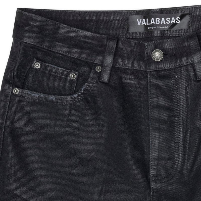 VALABASAS / MR.BAGGY / BLACK WASH WAXED | PLUG