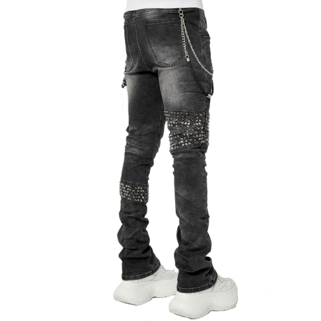 【ラスト1点】GUAPI / Obsidian Black Warpath Denim
