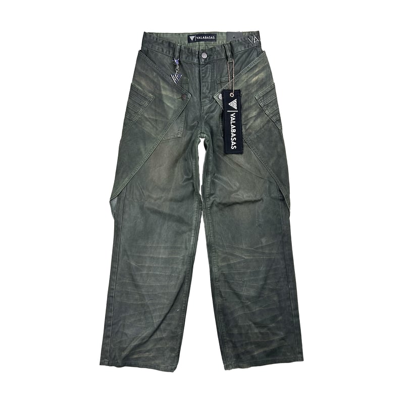 VALABASAS / GOZAI BAGGY / VINTAGE OLIVE WAXED |