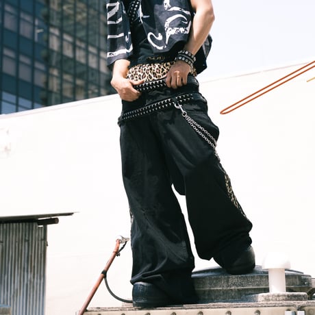 2001 Odysey / TRIPLE STACKED CHEETAH JEANS