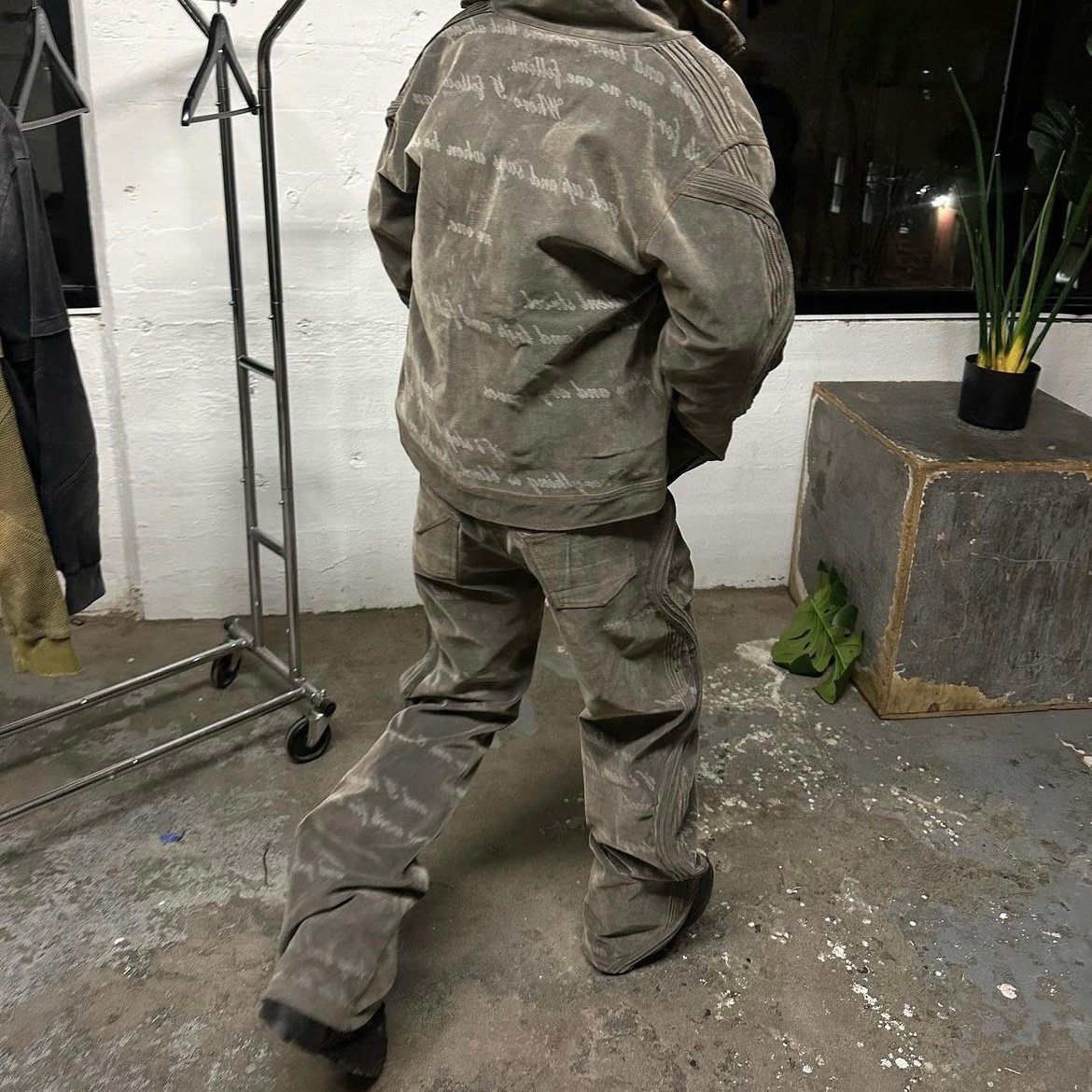 XWORE / LETTERING WAVED DENIM PANTS | PLUG XWORE / LETTERING WAVED DENIM PANTS | PLUG