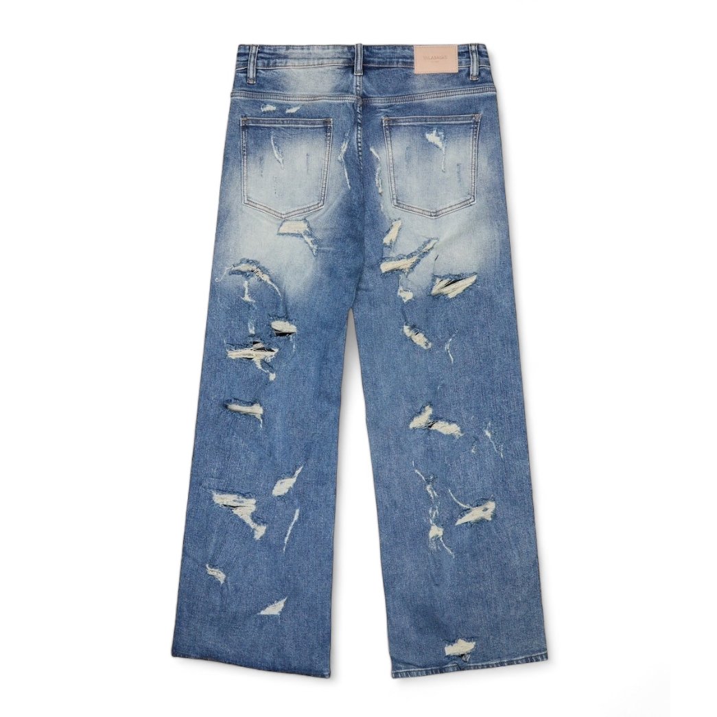 VALABASAS / RIFT BAGGY DENIM JEAN / BLUE WASH |
