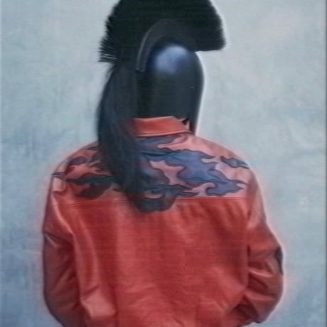 HOUSE NEVER DIES / CLOUD VARSITY JACKET / RED