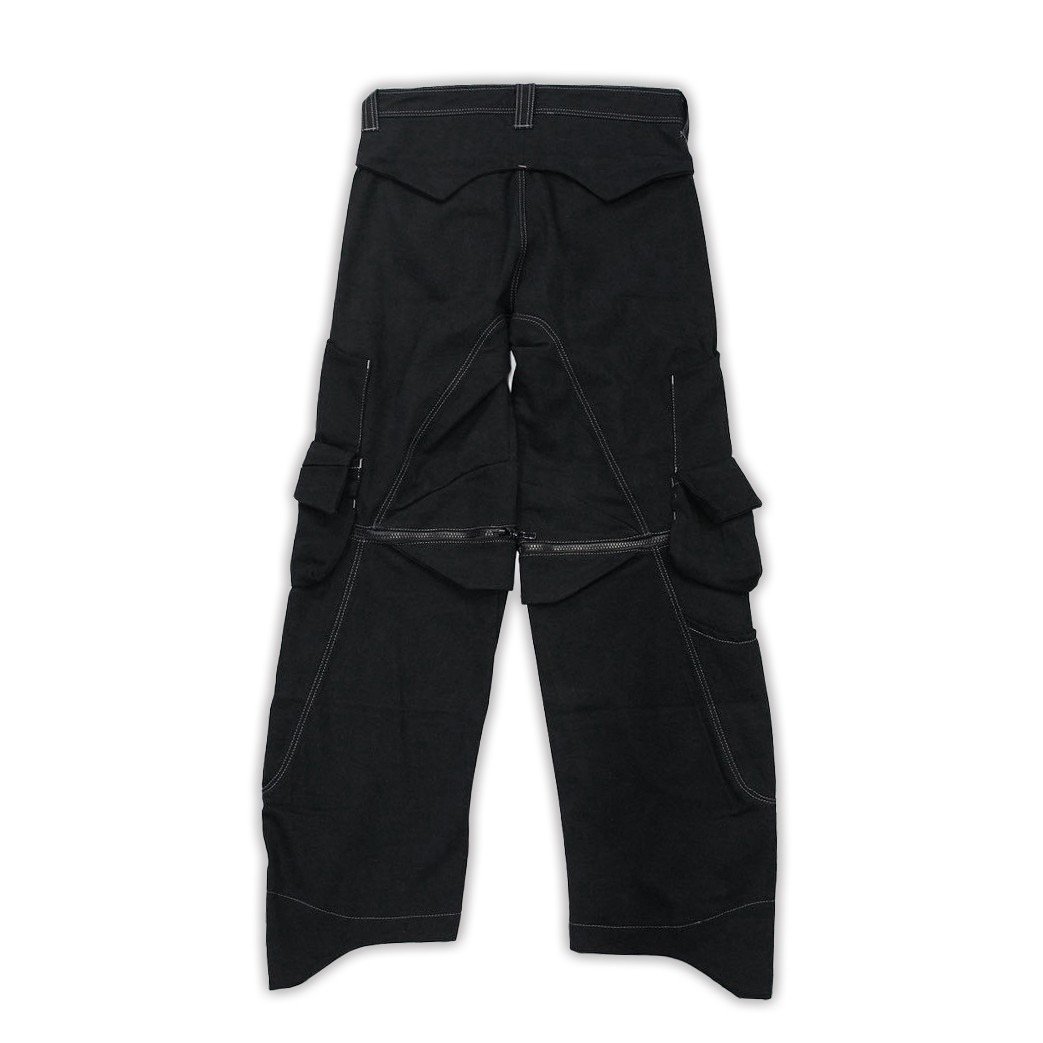GROUTURE / SADDLE CARGO PANTS / BLACK | PLUG