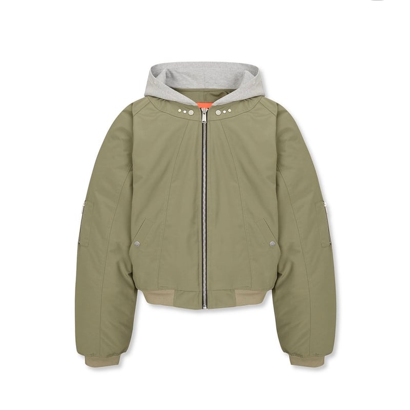 ジャケット・アウター side service MAGNETIC SNAIL BOMBER side service / MAGNETIC SNAIL BOMBER / KHAKI |