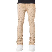 【ラスト1点】GUAPI / VINTAGE KHAKI EMBELLISHED DENIM