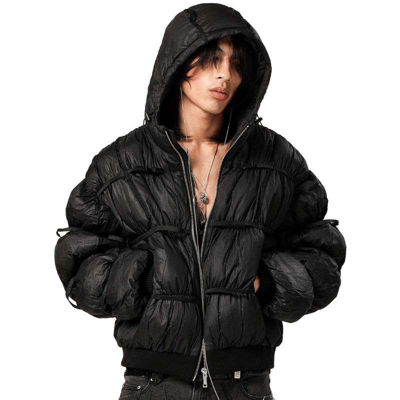 RACER WORLD WIDE / PUFFER JACKET X / BLACK | PLUG