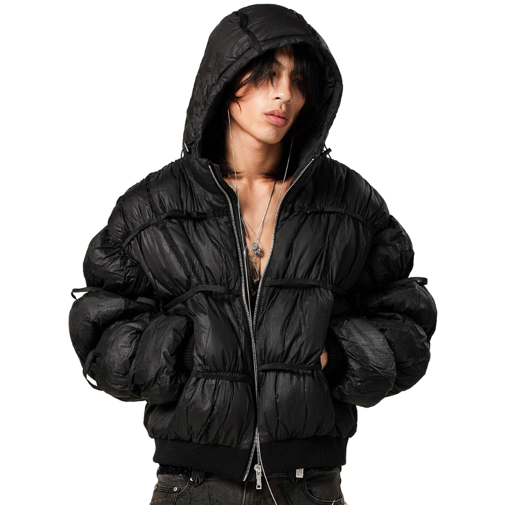 ラスト1点】RACER WORLD WIDE / PUFFER JACKET X / BLA