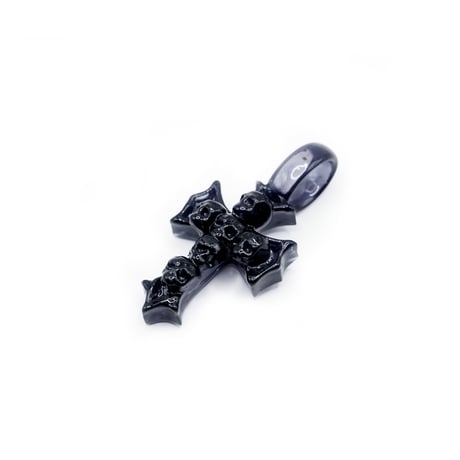 EL Jewlry / SIXXX CROSS PENDANT & EL CHAIN / BLACK