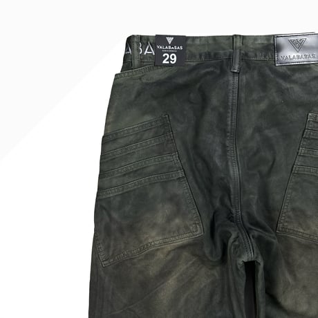 VALABASAS / GOZAI BAGGY / VINTAGE OLIVE WAXED