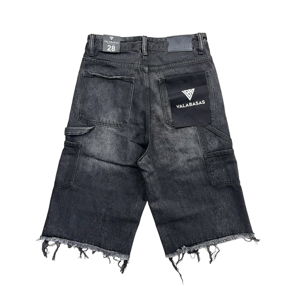 VALABASAS / REVOLT DENIM SHORTS / Dirty Gray |