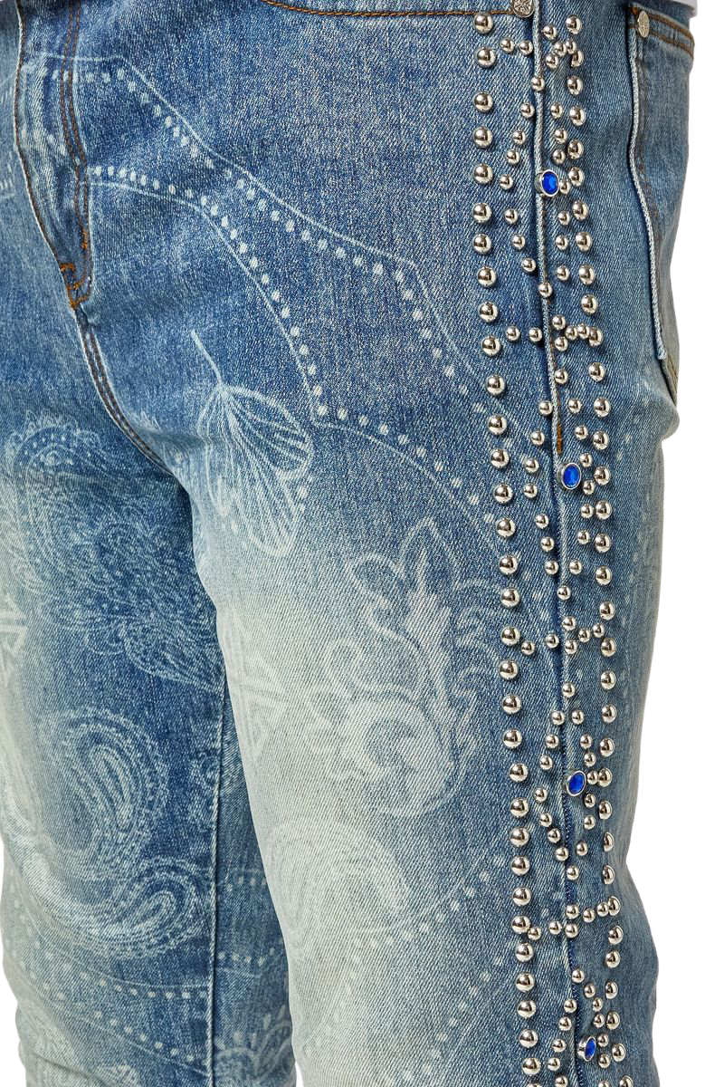 yvng patra着用】 GUAPI BLUE STACKED DENIM yvng patra着用