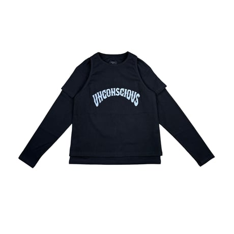 unconscious / 3-Layer Rib LS / Deep Black
