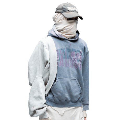 ESPRIT D'ESCALIER / BLEACHED GRAFT HOODIE
