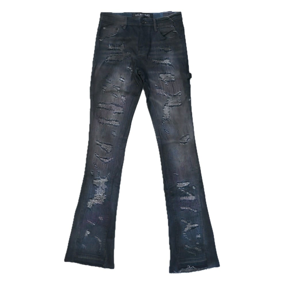 VALABASAS】ZERO STACKED デニム フレア デニム スキニーSouth2 West8