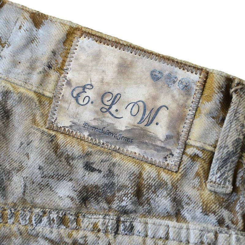 ETERNAL LOVE PAINTED BAGGY DENIM