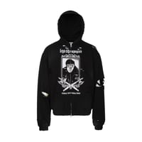 side service / LAUGHS MAN ZIP UP / BLACK