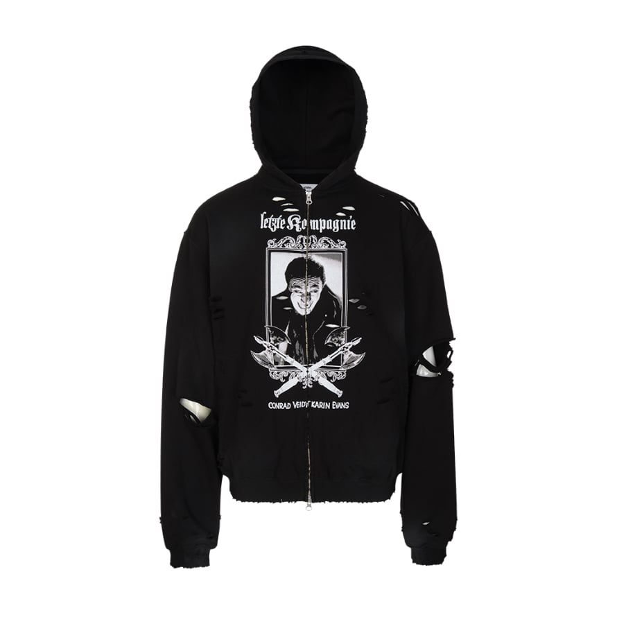 side service / LAUGHS MAN ZIP UP / BLACK | PLUG